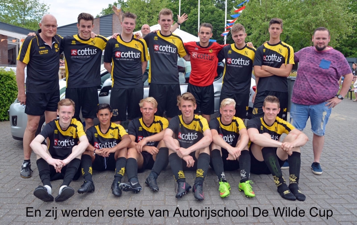 geslaagd Autorijschool de Wilde cup toernooi