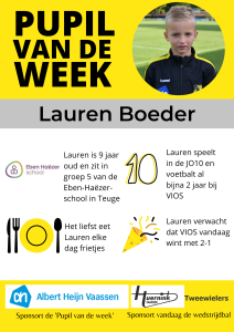 Lauren Boeder 7 maart 2026