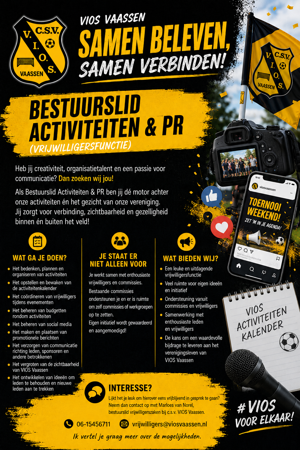 Publicatie bestuurslid Activiteiten en PR Publicatie bestuurslid Activiteiten en PR